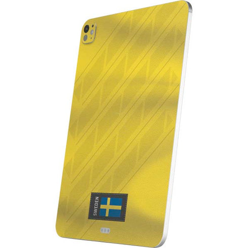 Sweden Soccer Flag iPad Pro 13in M4 (2024) Skin